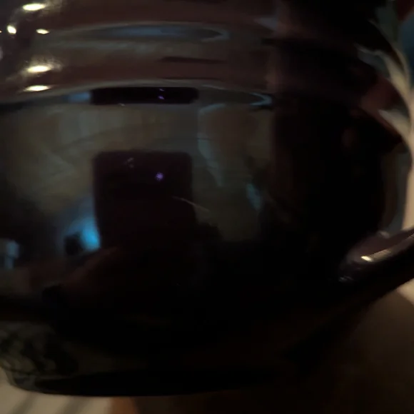 Le Creuset Stoneware Batter Bowl - Deep Purple with Cream Interior - Picture 8 of 9